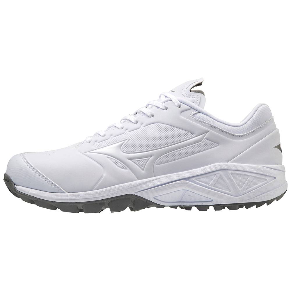 Womens Mizuno Dominant 3 All Surface Turf Baseball Shoes White Philippines (FNSLOA281)